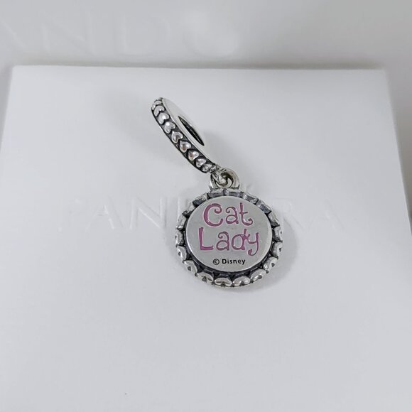 Pandora Aristocats Marie Cat Lady Disney Park Exclusive Dangle Charm S925 Silver - Picture 3 of 7